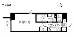 スカイコート蔵前Ⅱ【14階】の間取り