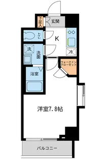 プライムアーバン住吉Ⅱ【4階】の間取り