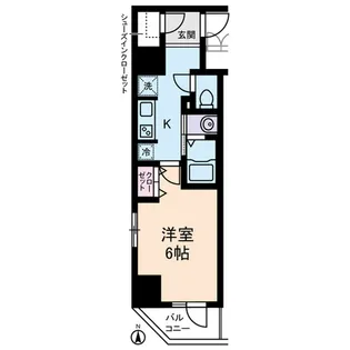 ライジングプレイス亀戸【2階】の間取り