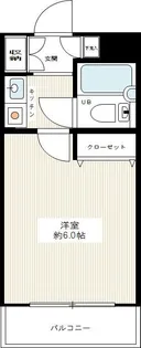 パークテラス塩焼【211号室号室】の間取り