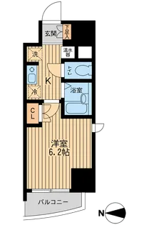 プライムアーバン西大島【18階】の間取り