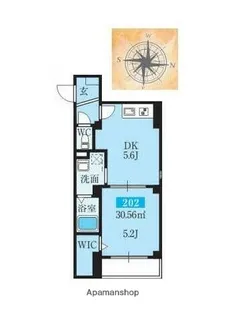 ロータスレジデンス住吉【2階】の間取り