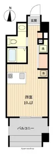 プライマル亀戸【4階】の間取り