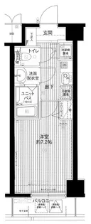 メインステージ赤坂【803号室号室】の間取り