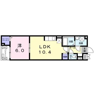 バルーム 10【2階】の間取り