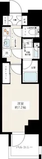 デュフレ南千住【404号室号室】の間取り
