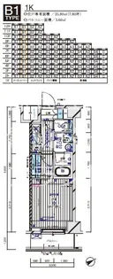 メインステージ水天宮前【10階】の間取り