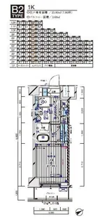 メインステージ水天宮前【4階】の間取り