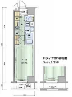 メインステージ浅草橋駅前【403号室号室】の間取り