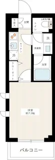ARCOBALENO OSHIAGE EAST【509号室号室】の間取り