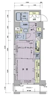 メインステージ浅草【303号室号室】の間取り