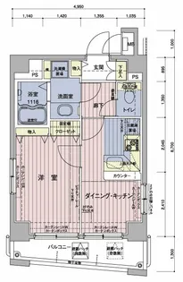 メインステージ浅草【204号室号室】の間取り