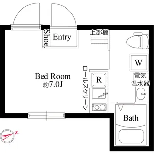 ルリアン南砂町【1階】の間取り