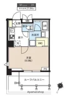 TATUMIスカイガーデンテラス【4階】の間取り