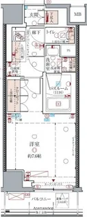 クレヴィスタ亀戸Ⅲ【2階】の間取り