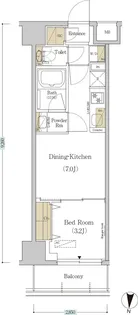 アーバネックス森下Ⅳ【2階】の間取り