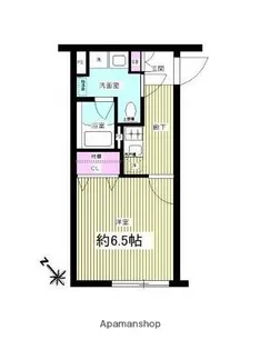 スタンズ門前仲町【502号室】の間取り
