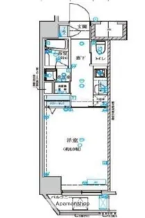 ベルシード森下【4階】の間取り