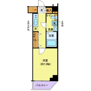 クレヴィスタ豊洲ベイサイドⅡ【3階】の間取り
