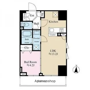 テラス森下【10階】の間取り