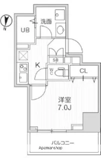 テラス森下【10階】の間取り