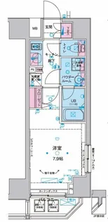 ジェノヴィア麻布十番グリーンヴェール【3階】の間取り
