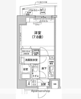 アイルグランデ押上イースト【2階】の間取り