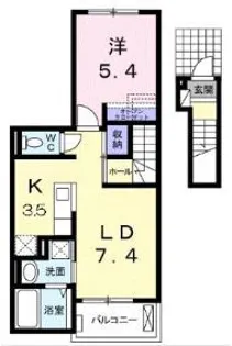 SUNRISE SHELL【2階】の間取り