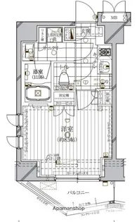 レガリス木場ステーションフロント【12階】の間取り