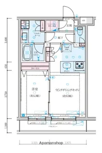 GENOVIA墨田八広SKYGARDEN【3階】の間取り