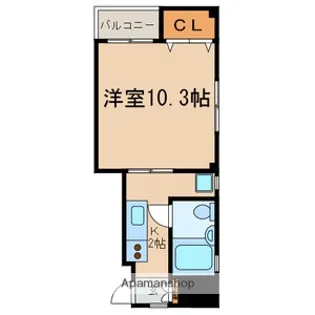 マキハイツ【201号室号室】の間取り