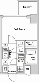 ハーモニーレジデンス西麻布【2階】の間取り