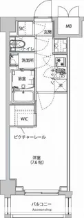 ハーモニーレジデンス東京イーストサイド【3階】の間取り