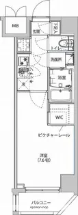 ハーモニーレジデンス東京イーストサイド【3階】の間取り