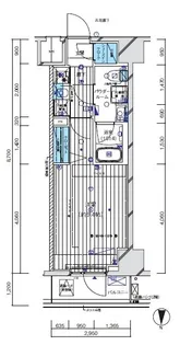 メインステージ門前仲町Ⅱ【303号室号室】の間取り