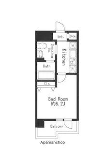 ドゥーエ西大島Ⅱ【7階】の間取り
