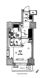 リヴシティ日本橋浜町【5階】の間取り