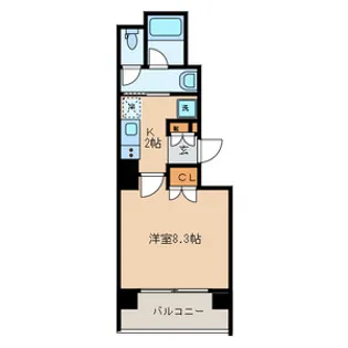 フィヤージュ南桜公園【4階】の間取り