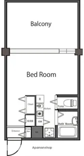 グローバルK【7階】の間取り