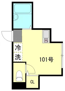 ネオス葛西【1階】の間取り