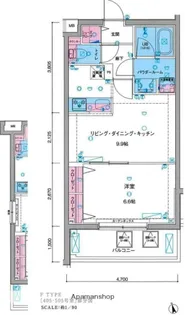ジェノヴィア亀戸水神スカイガーデン【3階】の間取り