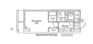 セヴェランス錦糸町【2階】の間取り