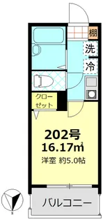 MELDIA東向島【2階】の間取り