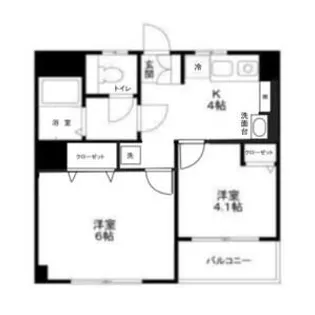 ダイヤモンドレジデンス東日暮里第二【3階】の間取り