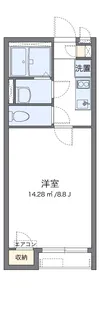 クレイノトウィンクルD【2階】の間取り