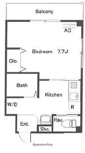 THE COURT 清澄庭園【4階】の間取り