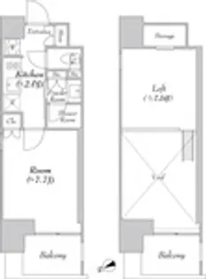 カナルフロント芝浦【11階】の間取り