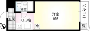 永谷ヒルプラザ六本木 316号室【3階】の間取り