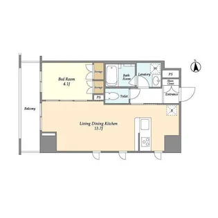 ヴェルメリオ本所【2階】の間取り