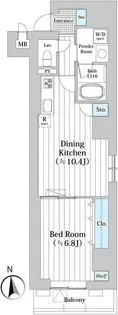 RESIDENCE ODE【7階】の間取り